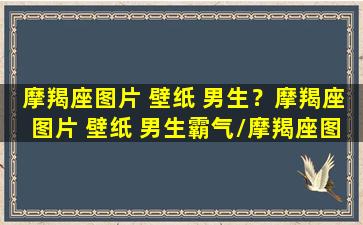 摩羯座图片 壁纸 男生？摩羯座图片 壁纸 男生霸气/摩羯座图片 壁纸 男生？摩羯座图片 壁纸 男生霸气-我的网站